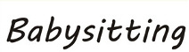 babysitting